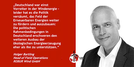 Holger Bartling, Robur Wind GmbH